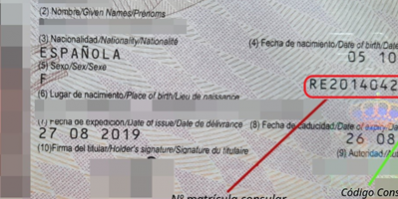 Pasaporte 1 ID PROOF IN SPAIN